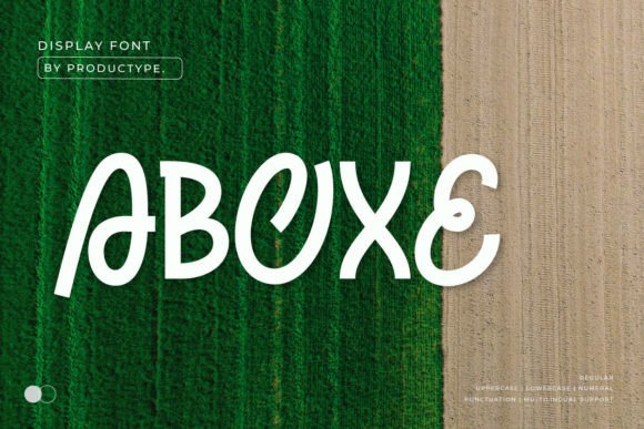 Aboxe: A Display Font That Brings Summer Energy to Your Brand