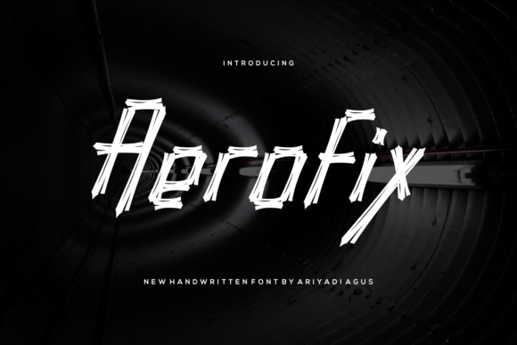 Aerofix: A Standout Display Font for Crafters and Handmade Sellers