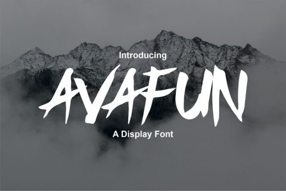 Avafun: A Bold Display Typeface for Scroll-Stopping Marketing Content