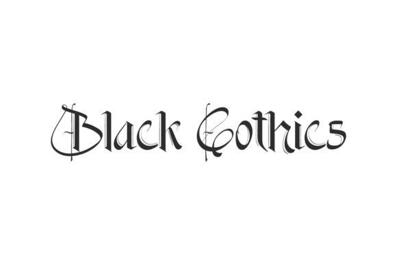Black Gothics Font Brings Editorial Depth to Modern Publishing