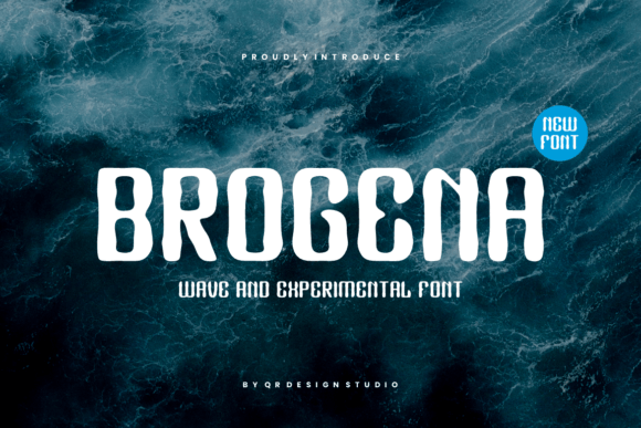 Brogena: A Bold Display Font for Editorial Projects