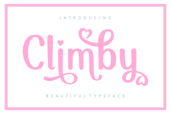 Climby Font Brings Handcrafted Heart to Your Products
