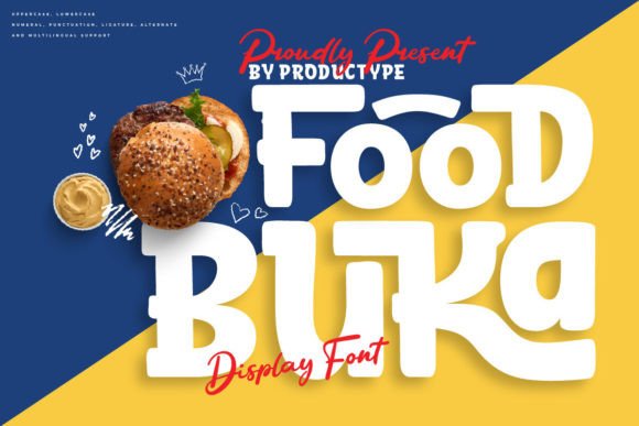 Food Buka: A Display Font with Flavor for Handmade Brands