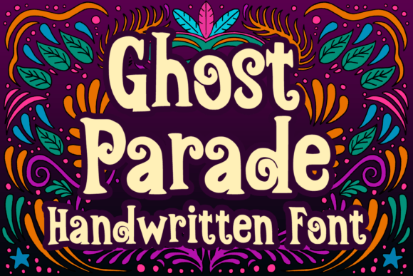 Ghost Parade: A Festive Handdrawn Display Font for Campaign Designers
