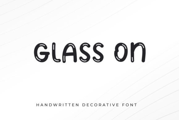 Glass On: A Handwritten Font That Brings Playful Branding to Life
