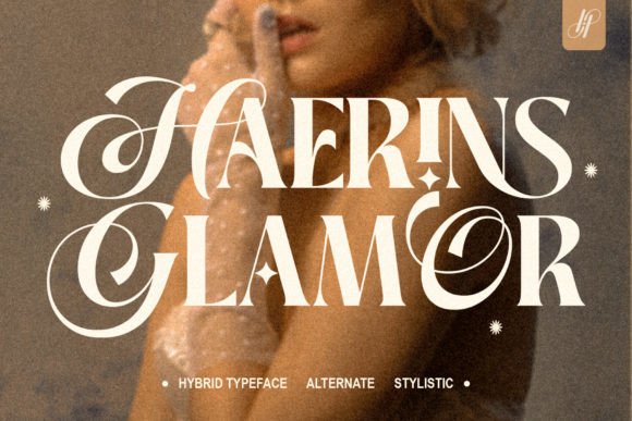 Haerins Glamor: A Display Font That Elevates Campaign Visuals