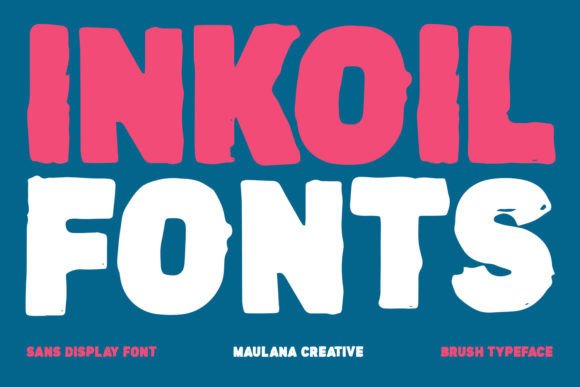 Inkoil: A Bold Display Typeface for Modern Web Design