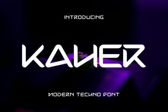 Kaher Review: A Modern Techno Font for Web Designers