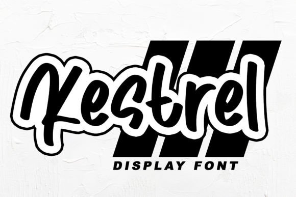 Kestrel: A Handwritten Display Font with Real Character