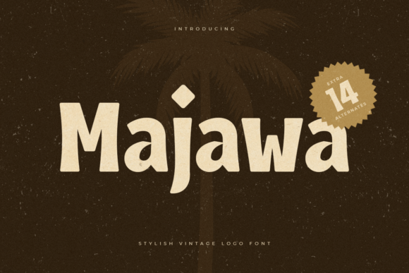 Majawa: A Retro Display Font for Campaign Storytelling