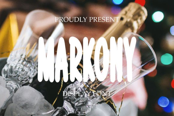 Markony: A Playful Handwritten Display Font for Crafters and Makers