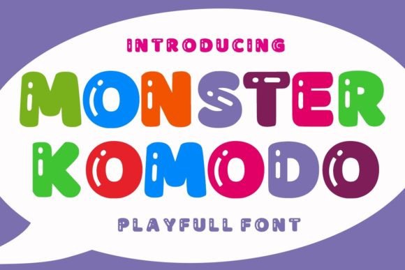Monster Komodo: A Playful Display Font That Brings Warmth to Branding