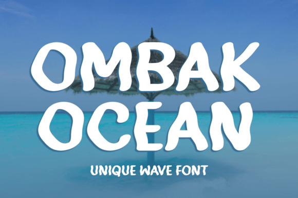 Ombak Ocean: A Wavy Display Font for Scroll-Stopping Campaigns