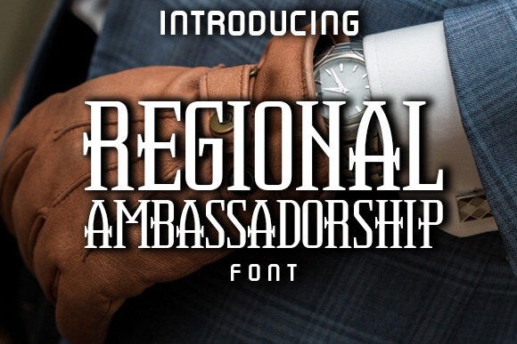 Regional Ambassadorship: A Display Font for Editorial Identity