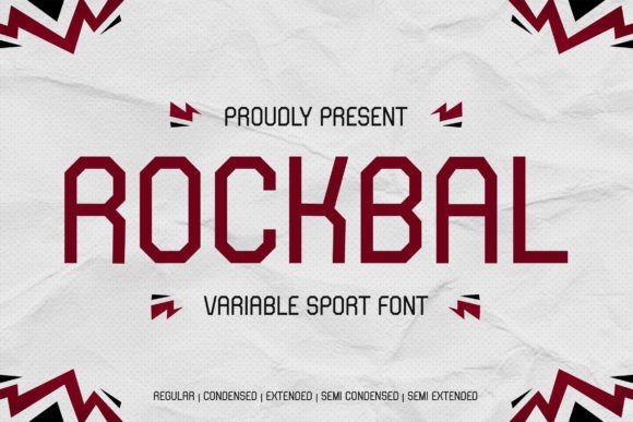 Rockbal: A Variable Display Font for Energetic Web Design