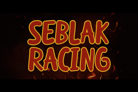 Seblak Racing: A Display Font Built for Bold Campaigns
