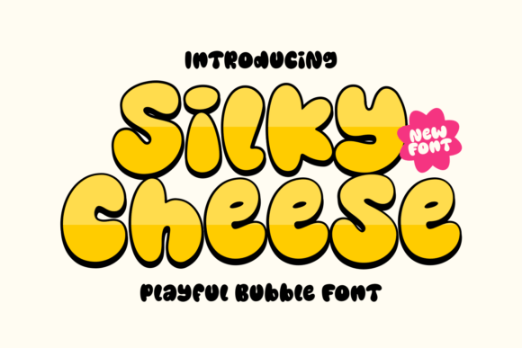 Silky Cheese: A Display Font for Playful Web Design