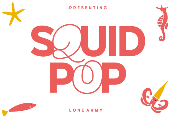 Squid Pop: A Playful Typeface for Modern Editorial Design