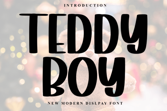 Teddyboy: A Festive Display Font That Brings Holiday Charm to Campaigns