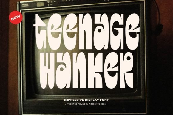 Teenage Wanker: A Display Font That Refuses to Blend In