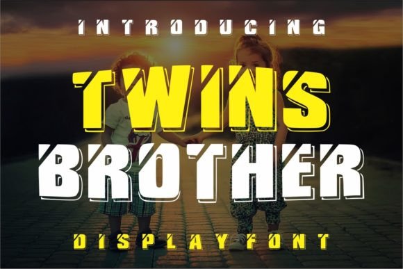 Twins Brother: A Display Font That Packs Friendly Boldness into Any Brand