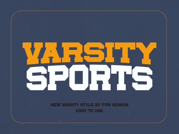 Varsity Sports: A Display Font That Gives Your Brand a Friendly Edge