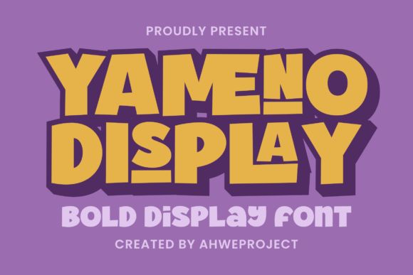 Yameno: The Bold Display Font for Modern Marketing