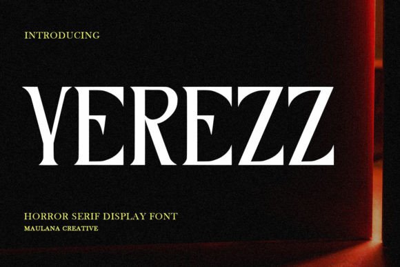 Yerezz: A Display Font That Makes Campaign Headlines Stand Out